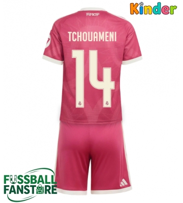 Real Madrid Aurelien Tchouameni #14 Replik 3rd trikot Kinder 2026-27 Kurzarm (+ Kurze Hosen)